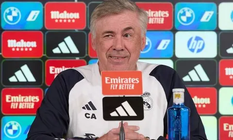Ông Ancelotti phấn khích