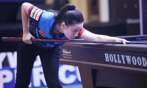 Yến Nhi đánh bại nam cơ thủ Hy Lạp ở trận ra quân giải Billiards World Cup TP.HCM 2024