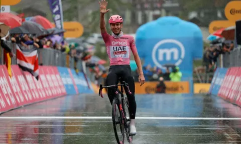 Tadej Pogacar có chiến thắng thứ năm tại Giro d’Italia 2024
