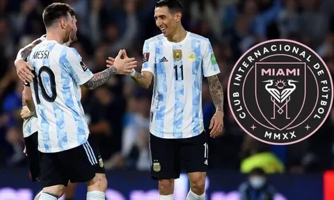 Di Maria tái hợp với Messi tại Inter Miami