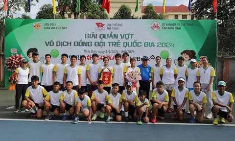Khai mạc giải Quần vợt vô địch đồng đội trẻ quốc gia năm 2024 tại Ninh Bình