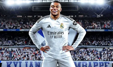 Real Madrid chưa thể bán áo đấu của Mbappe