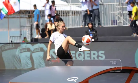 Khai mạc giải Teqball thế giới 2024 tại Bình Định