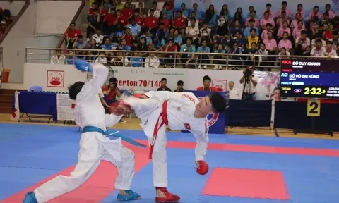 Gần 1.000 võ sỹ thi đấu giải vô địch Karate trẻ quốc gia 2024