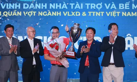 Hơn 250 vận động viên tham dự giải Quần vợt Ngành VLXD - TTNT Việt Nam