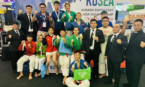 Kurash Quân đội góp công lớn cho tuyển Việt Nam tại giải vô địch Đông Nam Á 2024