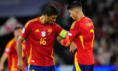 Rodri và Morata lĩnh án phạt từ UEFA