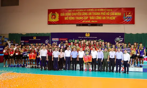 Giải Bóng chuyền Công an TP.HCM 2024: Chủ nhà Công an TP.HCM đăng quang