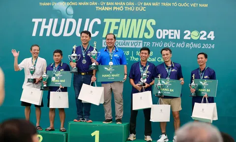 Gần 400 tay vợt phong trào và chuyên nghiệp tranh tài tại giải Quần vợt thành phố Thủ Đức mở rộng 2024