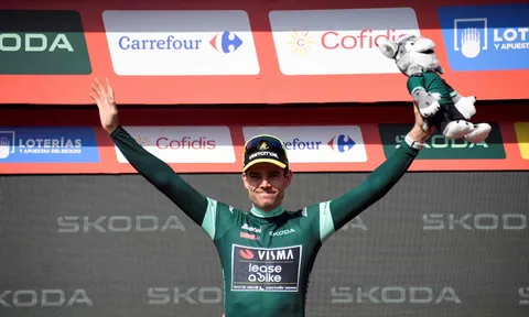 Wout van Aert có chiến thắng thứ hai để củng cố vững chắc Áo xanh Vuelta a Espana 2024