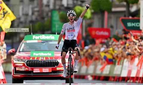 Adam Yates đi solo 58km thắng chặng 9 Vuelta a Espana 2024