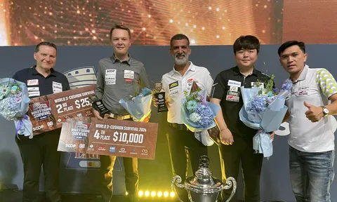 “Thần đồng” Cho Myung Woo vô địch giải Billiards Survival 2024