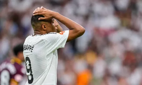 Phong độ "báo động đỏ" của Mbappe