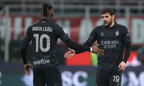 Rafael Leao, Theo Hernandez trở lại đội hình xuất phát của AC Milan
