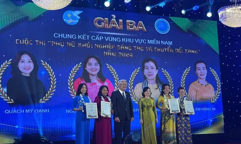 Dự án "Trung tâm Thể dục thể thao Người khuyết tật Nhân Ái" đoạt giải ba Vòng chung kết cấp vùng Cuộc thi "Phụ nữ khởi nghiệp sáng tạo và chuyển đổi xanh" 2024