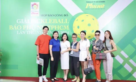 Báo Phụ nữ TP.HCM tổ chức giải Pickleball dành cho các "bóng hồng"