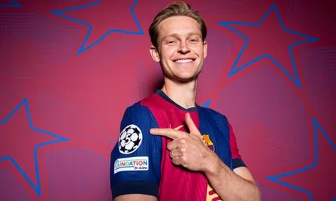 Hansi Flick phấn khích với sự trở lại của Frenkie De Jong