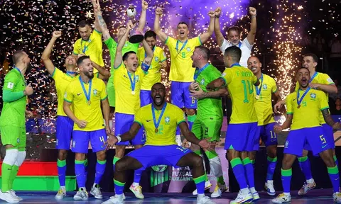 Tuyển Brazil lần thứ 6 giành chức vô địch Futsal World Cup