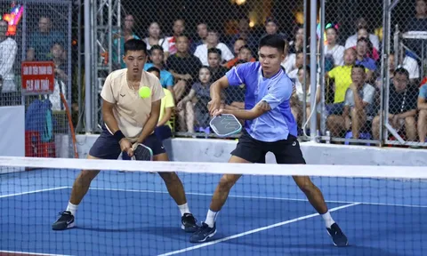 Bộ đôi Linh Giang - Vinh Hiển thống trị Pickleball Việt Nam