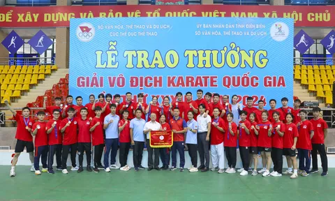 Giải vô địch Karate quốc gia 2024: Hà Nội xếp thứ nhất toàn đoàn