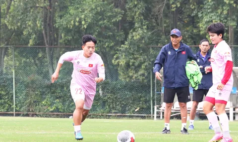 Đội tuyển nữ Việt Nam chuẩn bị tốt nhất cho trận đấu với Trung Quốc