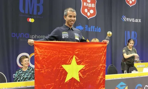 Trần Quyết Chiến lần thứ tư vô địch World Cup Billiards