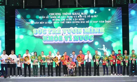 Khai mạc tuần lễ 'Khỏe để xây dựng và bảo vệ Tổ quốc' năm 2024