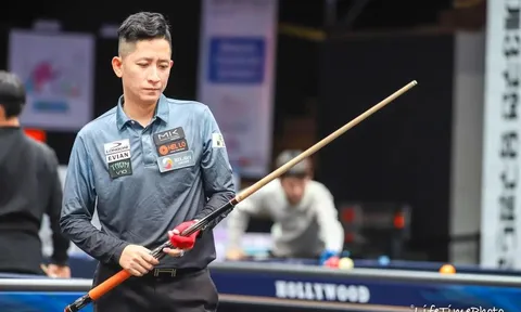Giải Billiards World Cup Seoul 2024: Thón Viết Hoàng Minh toàn thắng, Nguyễn Hoàng Tất được cứu 2 lần liên tiếp