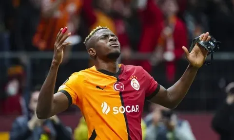 Osimhen đang hạnh phúc ở Galatasaray