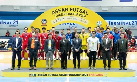 Huấn luyện viên tuyển futsal Việt Nam tự hào về các học trò của mình