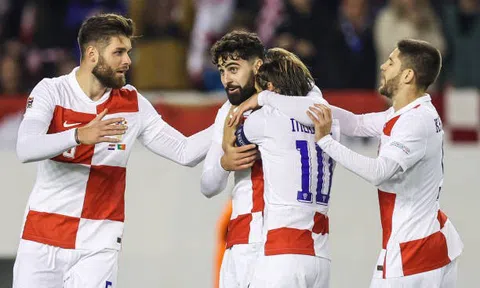 Croatia vỡ òa cảm xúc với tấm vé vào Tứ kết UEFA Nations League