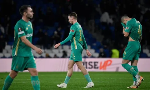 Xác định đội đầu tiên bị loại ở Europa League
