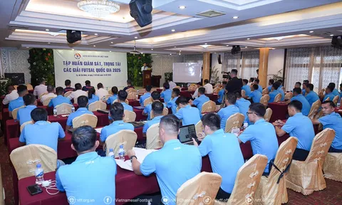 Khai mạc lớp tập huấn giám sát, trọng tài các giải Futsal quốc gia 2025