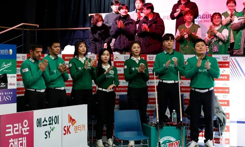 Hana Card cùng Nguyễn Quốc Nguyện trở thành cựu vương tại Giải Billiards Team League 2025
