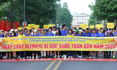 Hơn 5.000 người hào hứng hưởng ứng Ngày chạy Olympic vì sức khỏe toàn dân tại TP.HCM