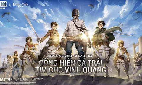 PUBG MOBILE phiên bản cập nhật 3.8: Rung chấn toàn cầu với màn hợp tác Attack On Titan
