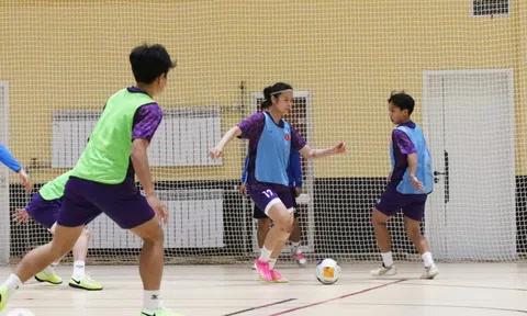 Futsal nữ Việt Nam sẵn sàng đối đầu Nhật Bản tại Tứ kết châu Á