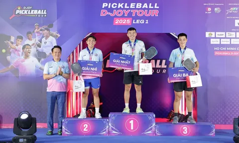 Giải Pickleball D-Joy Tour 2025 - Chặng 1: Hơn 626 trận đấu đỉnh cao khép lại thành công rực rỡ