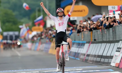 Kasper Asgreen bứt phá để thắng chặng 14 Giro d’Italia 2025