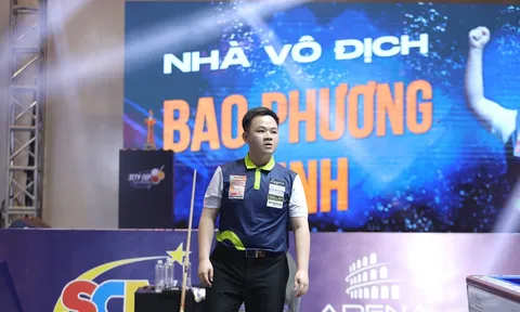 Bao Phương Vinh đăng quang ngôi vô địch giải Billiards Carom 3 băng Quốc tế SCTV Cup 2025