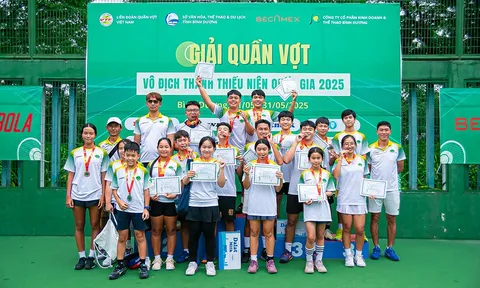 Giải Quần vợt vô địch Thanh thiếu niên quốc gia 2025 khép lại đầy cảm hứng