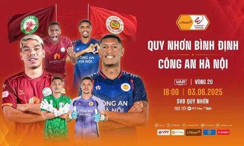 Đấu bù vòng 20 V.League 2024-2025: Cuộc chiến sinh tử trên sân Quy Nhơn