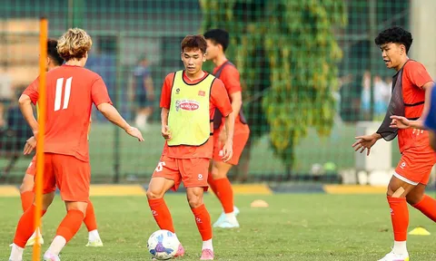 U22 Việt Nam giữ nhịp tập luyện hướng đến giải Bóng đá U23 Đông Nam Á 2025
