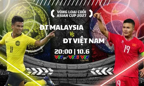 VTV sở hữu bản quyền truyền hình 3 trận sân khách của đội tuyển Việt Nam tại Vòng loại ASIAN Cup 2027