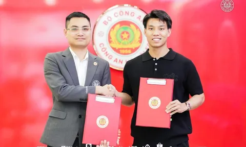 Vũ Văn Thanh gia hạn hợp đồng với Công an Hà Nội