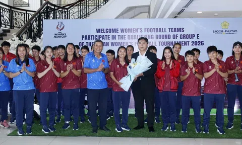 Đội tuyển nữ Việt Nam đến Phú Thọ, sẵn sàng cho Vòng loại ASIAN Cup 2026