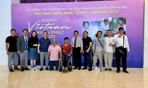 Đoàn Thể thao người khuyết tật TP.HCM truyền cảm hứng hạnh phúc tại “Happy Vietnam 2025”