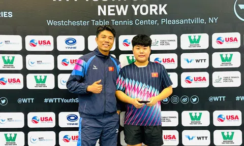 Hồ Trần Đức Hiếu xuất sắc vượt qua 2 hạt giống hàng đầu tại Giải WTT Youth Contender New York 2025