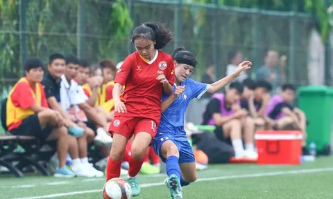 Lượt 7 Giải Bóng đá nữ vô địch U16 Quốc gia 2025: TP.HCM bất phân thắng bại cùng Hà Nội