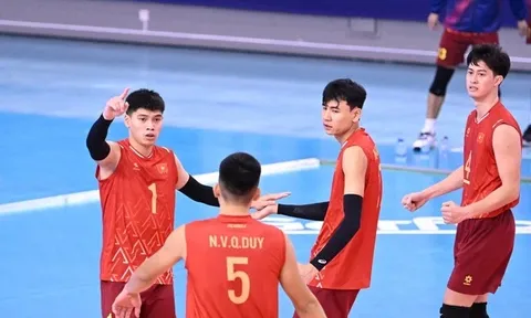 Đội tuyển bóng chuyền nam Việt Nam giành chiến thắng đầu tiên tại SEA V.League 2025